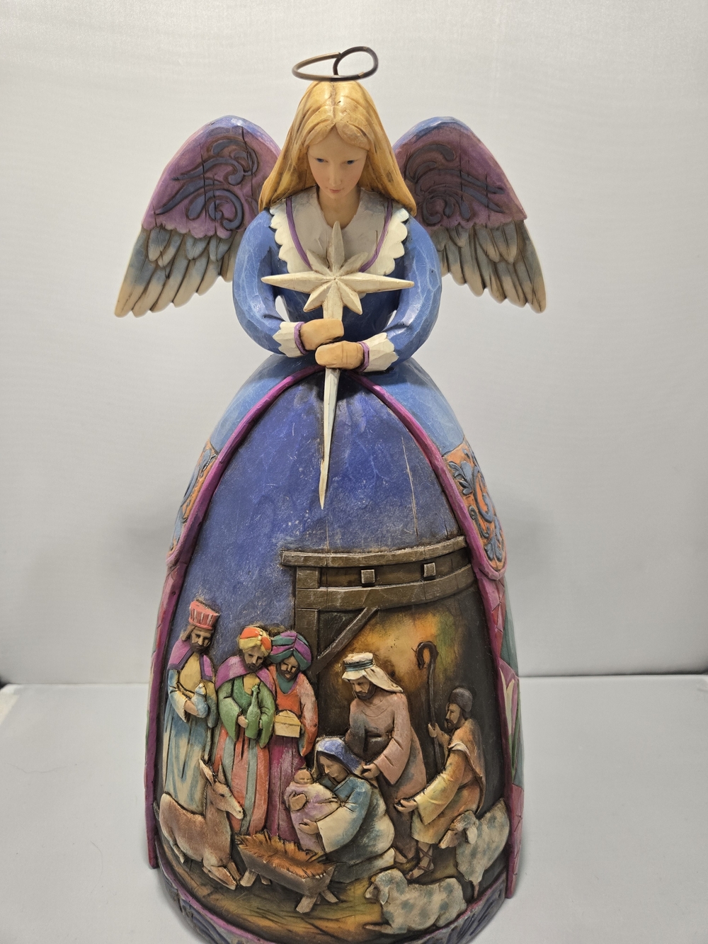 Jim Shore Heartwood Creek "A Star Shall Guide Us" Nativity Angel Figurine